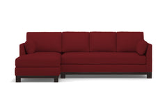 Avalon 2pc Sleeper Sectional :: Leg Finish: Espresso / Sleeper Option: Deluxe Innerspring Mattress / Configuration: LAF - Chaise on the Left