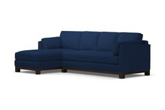 Avalon 2pc Sleeper Sectional :: Leg Finish: Espresso / Sleeper Option: Deluxe Innerspring Mattress / Configuration: LAF - Chaise on the Left