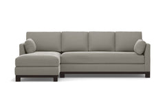 Avalon 2pc Sleeper Sectional :: Leg Finish: Espresso / Sleeper Option: Deluxe Innerspring Mattress / Configuration: LAF - Chaise on the Left