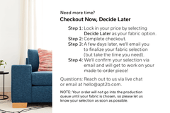 Harrison Ave Sofa :: Leg Finish: Pecan