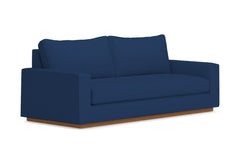 Harper Queen Size Sleeper Sofa Bed :: Leg Finish: Pecan / Sleeper Option: Deluxe Innerspring Mattress