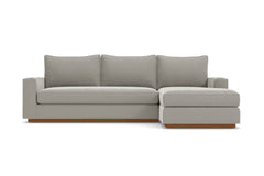 Harper Reversible Chaise Sofa :: Leg Finish: Pecan