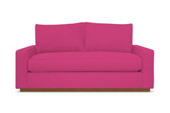 Harper Apartment Size Sleeper Sofa Bed :: Leg Finish: Pecan / Sleeper Option: Deluxe Innerspring Mattress