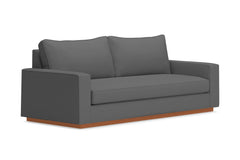 Harper Queen Size Sleeper Sofa Bed :: Leg Finish: Pecan / Sleeper Option: Deluxe Innerspring Mattress