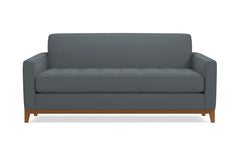 Monroe Drive Apartment Size Sleeper Sofa :: Leg Finish: Pecan / Sleeper Option: Deluxe Innerspring Mattress