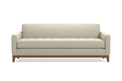 Monroe Drive Queen Size Sleeper Sofa :: Leg Finish: Pecan / Sleeper Option: Deluxe Innerspring Mattress