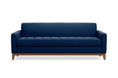 Monroe Drive Queen Size Sleeper Sofa :: Leg Finish: Pecan / Sleeper Option: Deluxe Innerspring Mattress