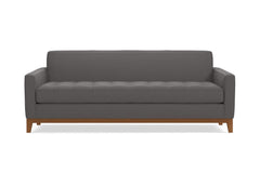Monroe Drive Queen Size Sleeper Sofa :: Leg Finish: Pecan / Sleeper Option: Deluxe Innerspring Mattress