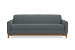 Monroe Drive Queen Size Sleeper Sofa :: Leg Finish: Pecan / Sleeper Option: Deluxe Innerspring Mattress