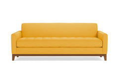 Monroe Drive Queen Size Sleeper Sofa :: Leg Finish: Pecan / Sleeper Option: Deluxe Innerspring Mattress
