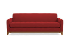 Monroe Drive Queen Size Sleeper Sofa :: Leg Finish: Pecan / Sleeper Option: Deluxe Innerspring Mattress