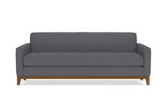 Monroe Drive Queen Size Sleeper Sofa :: Leg Finish: Pecan / Sleeper Option: Memory Foam Mattress