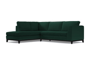 Mulholland Drive 2pc Sectional Sofa :: Leg Finish: Espresso / Configuration: LAF - Chaise on the Left