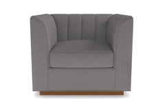 Nora Swivel Chair :: Leg Finish: Pecan