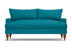 Saxon Apartment Size Sofa :: Leg Finish: Pecan / Size: Apartment Size  - 72&quot;w