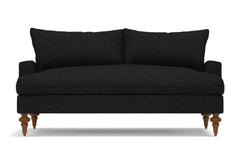 Saxon Apartment Size Sofa :: Leg Finish: Pecan / Size: Apartment Size  - 72&quot;w