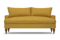 Saxon Apartment Size Sofa :: Leg Finish: Pecan / Size: Apartment Size  - 72&quot;w