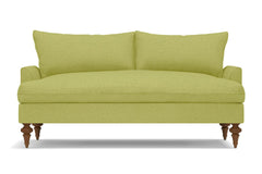 Saxon Apartment Size Sofa :: Leg Finish: Pecan / Size: Apartment Size  - 72&quot;w