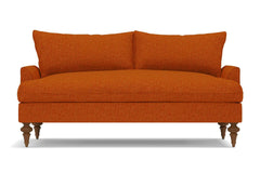 Saxon Apartment Size Sofa :: Leg Finish: Pecan / Size: Apartment Size  - 72&quot;w