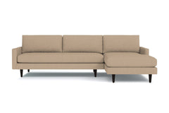 Scott 2pc Sectional Sofa :: Leg Finish: Espresso / Configuration: RAF - Chaise on the Right