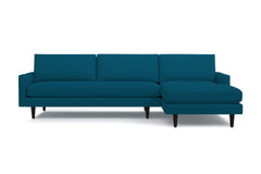 Scott 2pc Sectional Sofa :: Leg Finish: Espresso / Configuration: RAF - Chaise on the Right