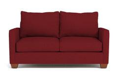 Tuxedo Loveseat :: Leg Finish: Pecan / Size: Loveseat - 61&quot;w
