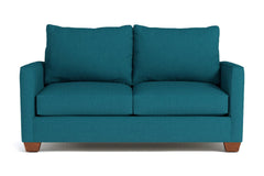 Tuxedo Loveseat :: Leg Finish: Pecan / Size: Loveseat - 61&quot;w