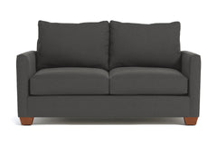 Tuxedo Loveseat :: Leg Finish: Pecan / Size: Loveseat - 61&quot;w