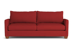 Tuxedo Sofa :: Leg Finish: Pecan